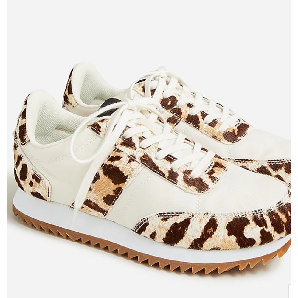 J. Crew Sneaker in Haircalf NIB